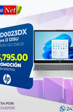 Laptop Hp 15-FD0023DX Core i3 12va