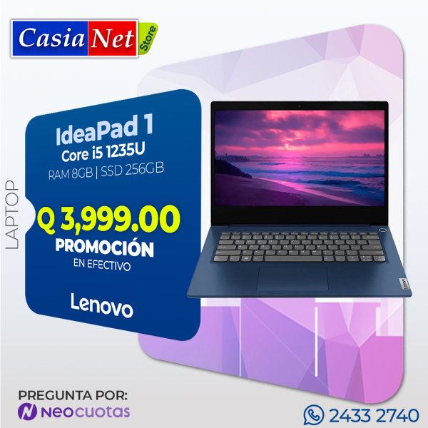 Laptop Lenovo IdeaPad 1 Core i5 12va