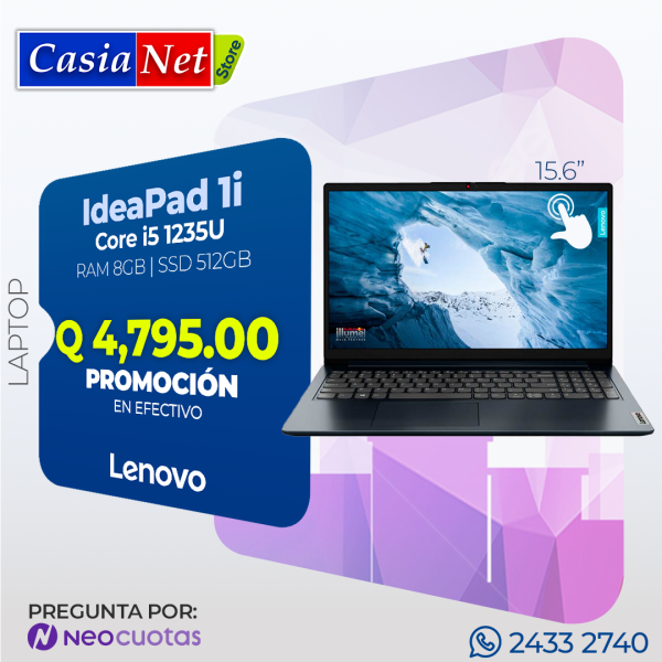 Laptop Lenovo IdeaPad 1i Core i5 12va