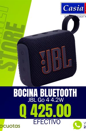 Bocina Bluetooth JBL Go 4 4.2W Negro