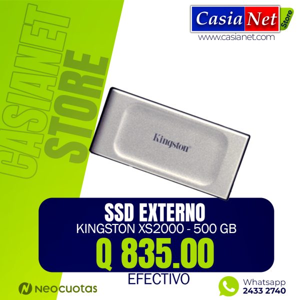 Kingston XS2000 - SSD - 500 GB