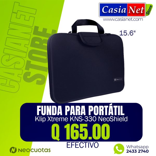 Klip Xtreme KNS-330 NeoShield - Funda para portátil - 15.6"