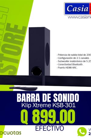 Klip Xtreme KSB-301 - Barra de sonido - Negro